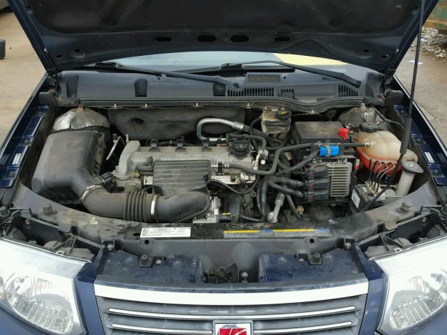 1G8AJ58F57Z182981 - 2007 SATURN ION LEVEL 蓝色 照片 7