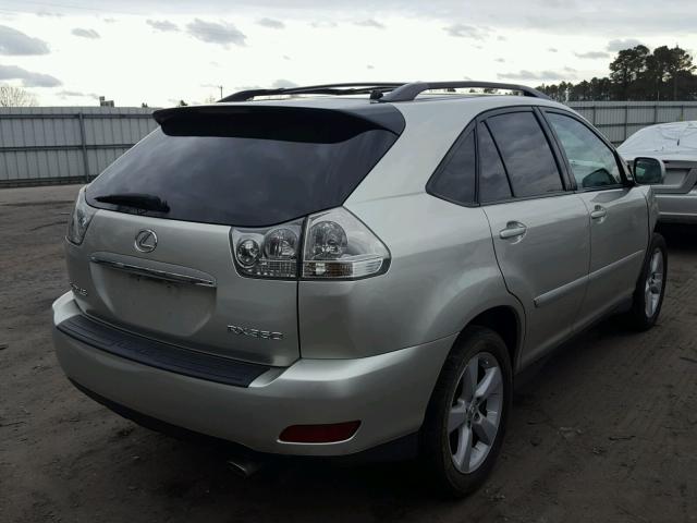 2T2GK31U47C013714 - 2007 LEXUS RX 350 SILVER photo 4