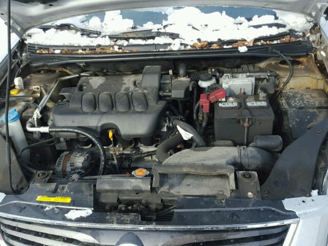 3N1AB6AP0BL704222 - 2011 NISSAN SENTRA 2.0 SILVER photo 7