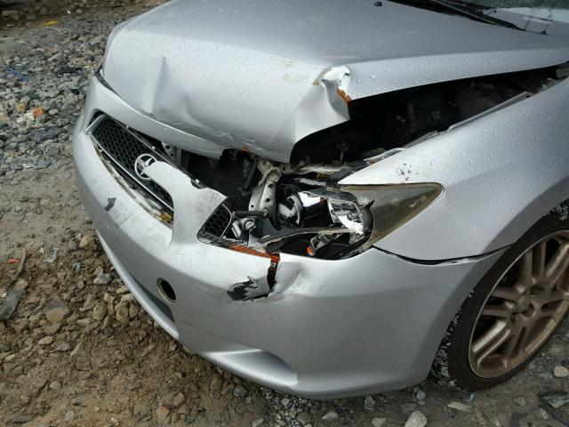 JTKDE177260111839 - 2006 TOYOTA SCION TC 银色 照片 9