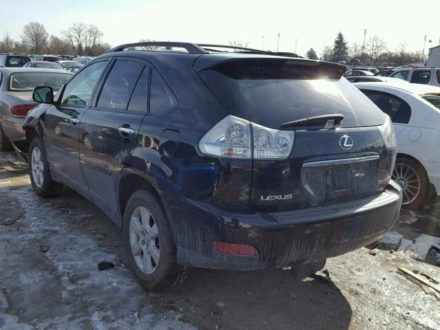 2T2HK31U28C059175 - 2008 LEXUS RX 350 BLACK photo 3