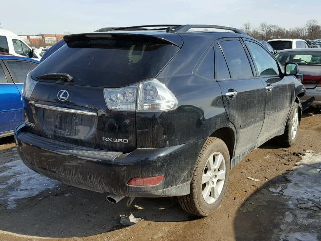 2T2HK31U28C059175 - 2008 LEXUS RX 350 BLACK photo 4