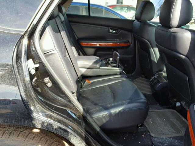 2T2HK31U28C059175 - 2008 LEXUS RX 350 BLACK photo 6