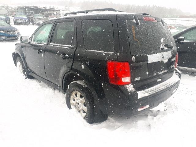 4F2CY9GG9AKM07852 - 2010 MAZDA TRIBUTE S BLACK photo 3