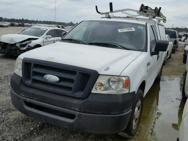 1FTRF12288KB62744 - 2008 FORD F150 WHITE photo 2