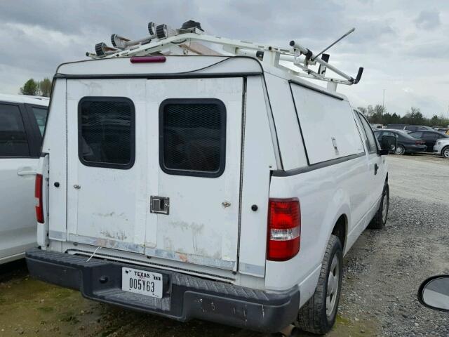 1FTRF12288KB62744 - 2008 FORD F150 WHITE photo 4