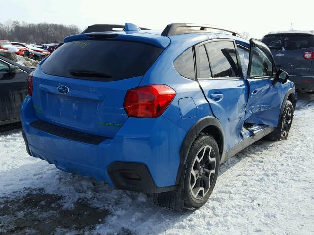 JF2GPADC3G8246333 - 2016 SUBARU CROSSTREK BLUE photo 4