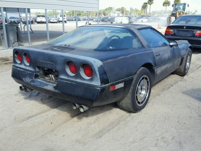 1G1YY0789F5103705 - 1985 CHEVROLET CORVETTE BLACK photo 4