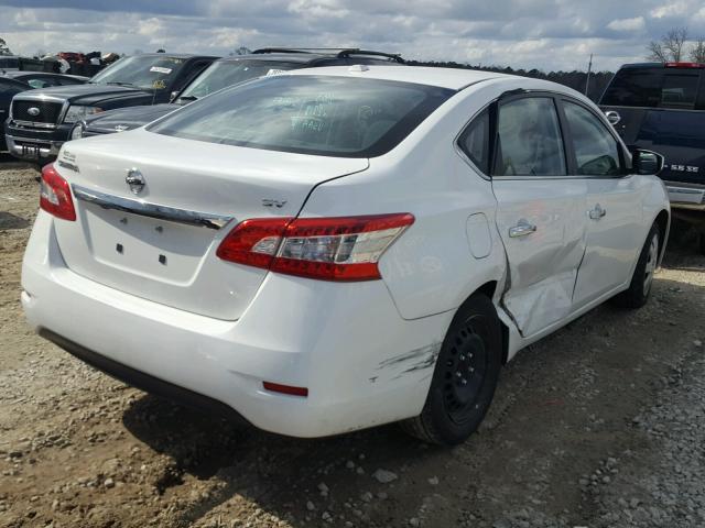 3N1AB7AP5FY273956 - 2015 NISSAN SENTRA S WHITE photo 4