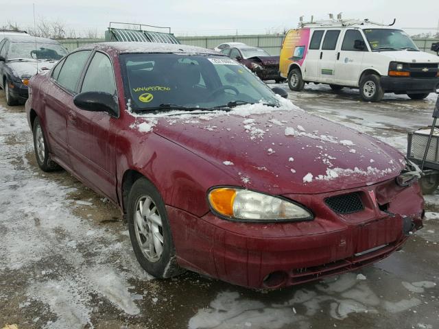 1G2NE52F54M693706 - 2004 PONTIAC GRAND AM S Bordo foto 1
