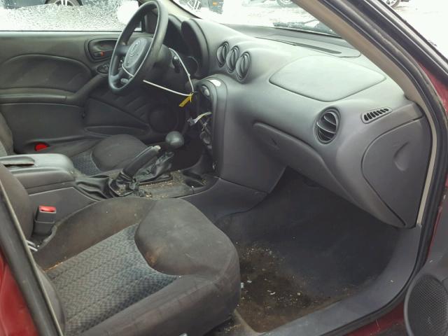1G2NE52F54M693706 - 2004 PONTIAC GRAND AM S Bordo foto 5