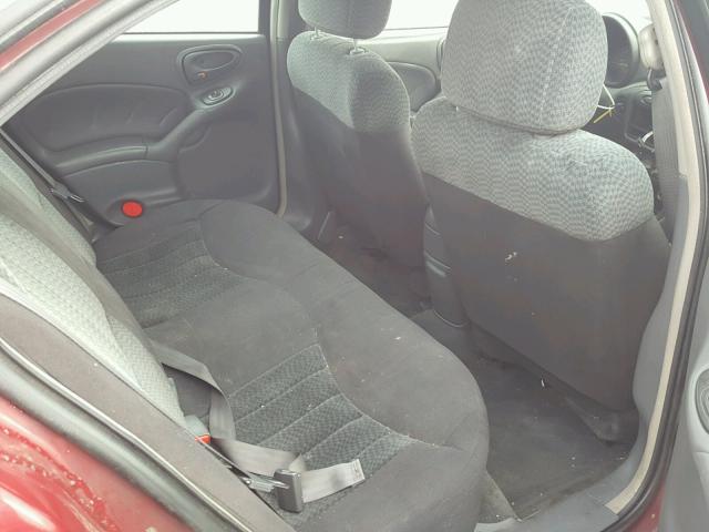 1G2NE52F54M693706 - 2004 PONTIAC GRAND AM S Bordo foto 6