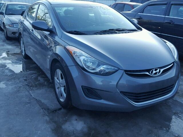 5NPDH4AE2DH380365 - 2013 HYUNDAI ELANTRA GL GRAY photo 1