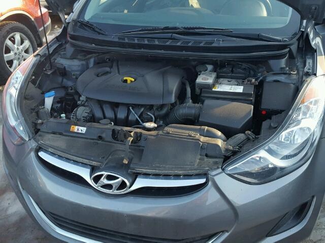 5NPDH4AE2DH380365 - 2013 HYUNDAI ELANTRA GL GRAY photo 7