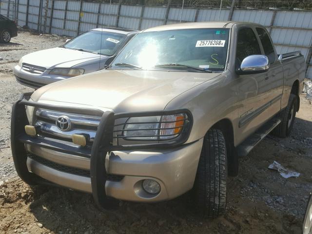 5TBRT34163S402800 - 2003 TOYOTA TUNDRA ACC GOLD photo 2