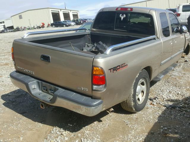 5TBRT34163S402800 - 2003 TOYOTA TUNDRA ACC GOLD photo 4