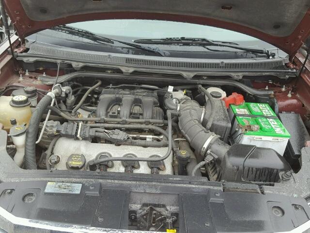 2FMDK52C09BA02208 - 2009 FORD FLEX SEL Կարմիր լուսանկար 7