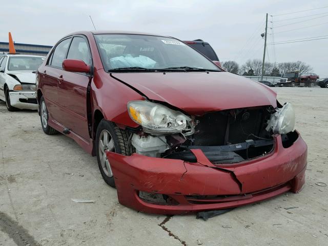 1NXBR32E97Z789742 - 2007 TOYOTA COROLLA CE RED photo 1