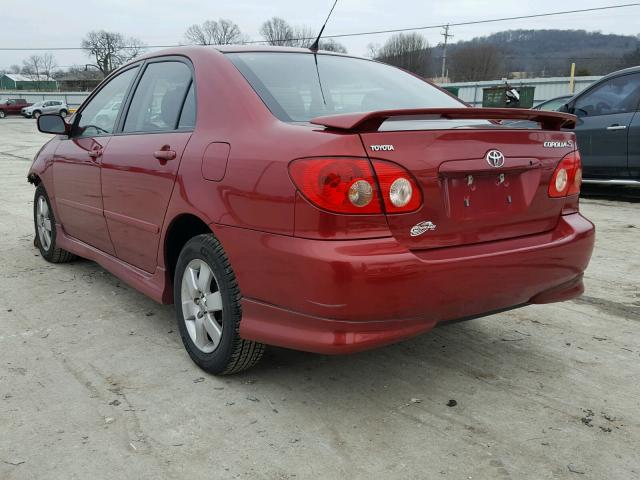 1NXBR32E97Z789742 - 2007 TOYOTA COROLLA CE RED photo 3