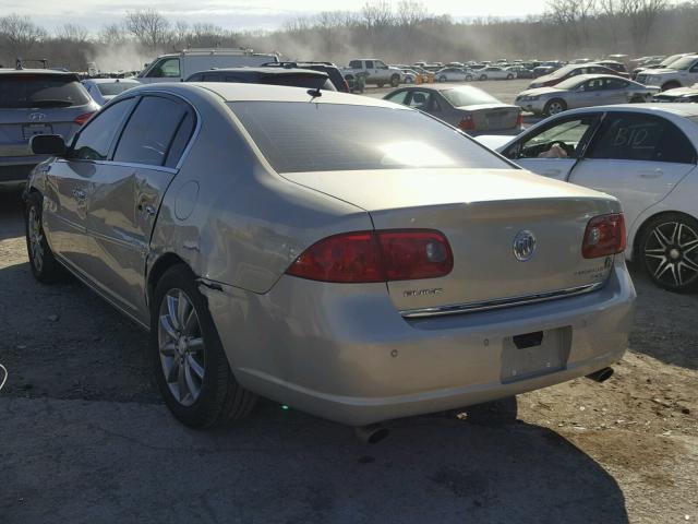 1G4HE57Y07U101132 - 2007 BUICK LUCERNE CX TAN photo 3