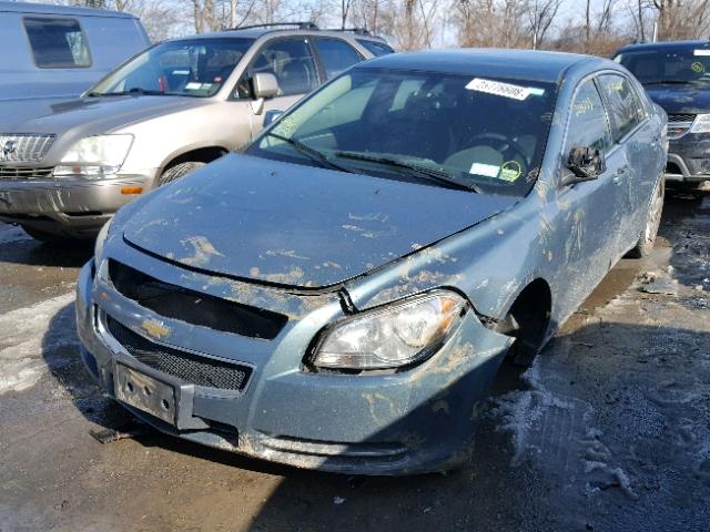 1G1ZH57N094242025 - 2009 CHEVROLET MALIBU 1LT BLUE photo 2