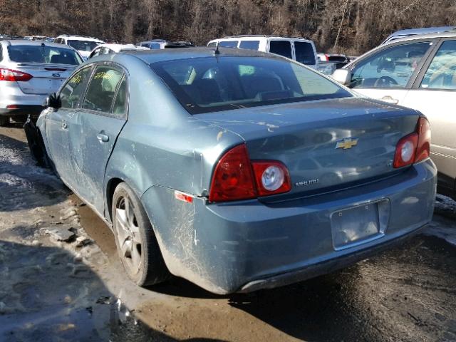 1G1ZH57N094242025 - 2009 CHEVROLET MALIBU 1LT BLUE photo 3