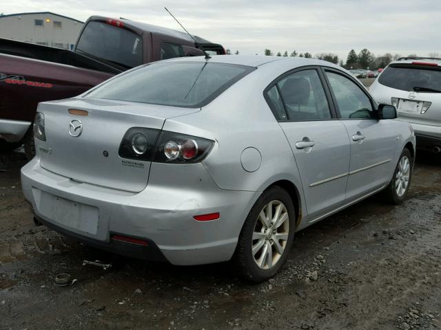 JM1BK32G881879252 - 2008 MAZDA 3 I SILVER photo 4