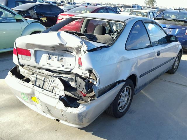 1HGEJ7221YL121559 - 2000 HONDA CIVIC HX SILVER photo 4