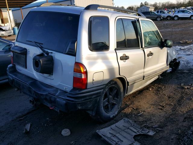 2CNBJ134346906887 - 2004 CHEVROLET TRACKER SILVER photo 4