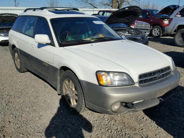 4S3BH686917632128 - 2001 SUBARU LEGACY OUT WHITE photo 1