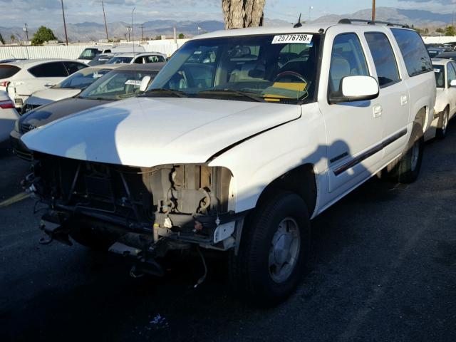 1GKEC16Z55J150684 - 2005 GMC YUKON XL C WHITE photo 2