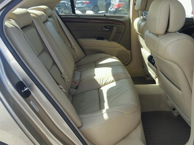 JH4KB16585C016236 - 2005 ACURA RL TAN photo 6