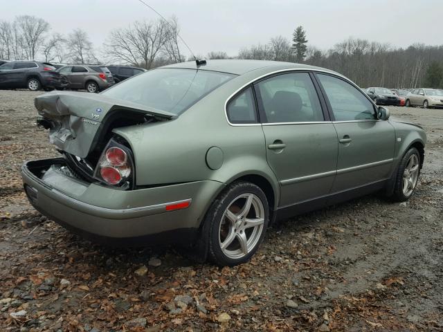 WVWTH63BX4P140916 - 2004 VOLKSWAGEN PASSAT GLX GREEN photo 4