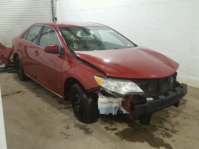 4T4BF1FK5CR202191 - 2012 TOYOTA CAMRY BASE RED photo 1
