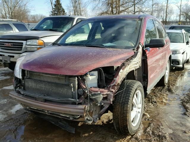 5J6RE3H52BL059878 - 2011 HONDA CR-V EX RED photo 2