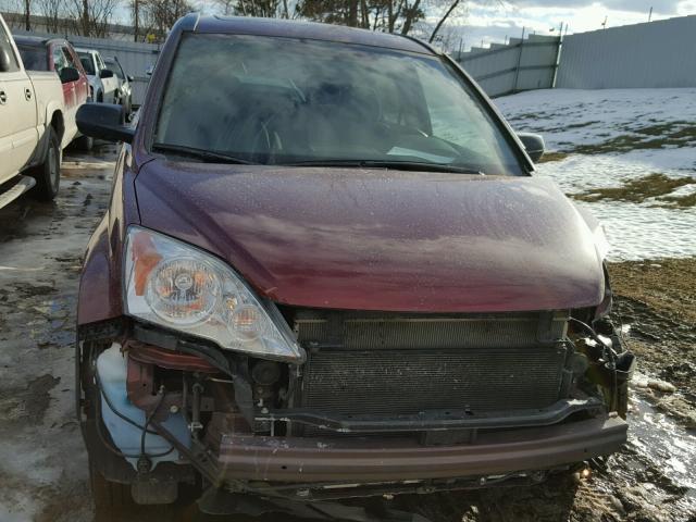 5J6RE3H52BL059878 - 2011 HONDA CR-V EX RED photo 9