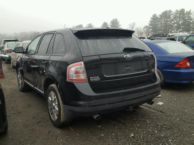 2FMDK49C97BB66487 - 2007 FORD EDGE SEL P BLACK photo 3