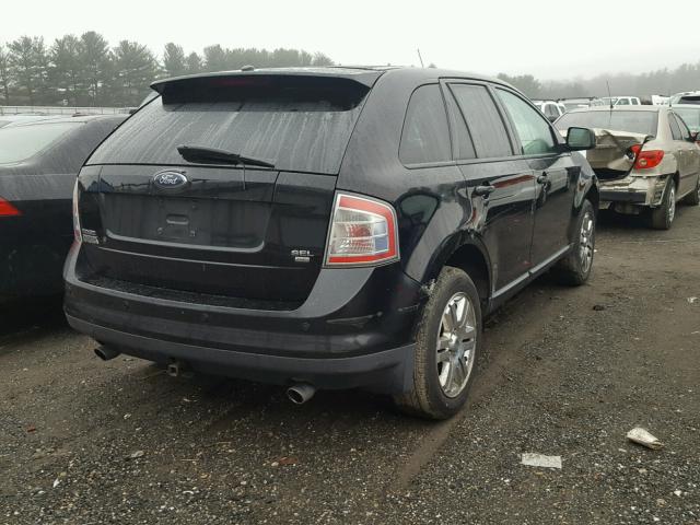 2FMDK49C97BB66487 - 2007 FORD EDGE SEL P BLACK photo 4