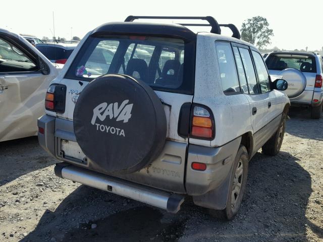 JT3HP10V8Y7154124 - 2000 TOYOTA RAV4 WHITE photo 4