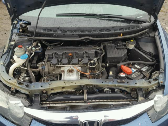 2HGFA1F8XAH533689 - 2010 HONDA CIVIC EX BLUE photo 7