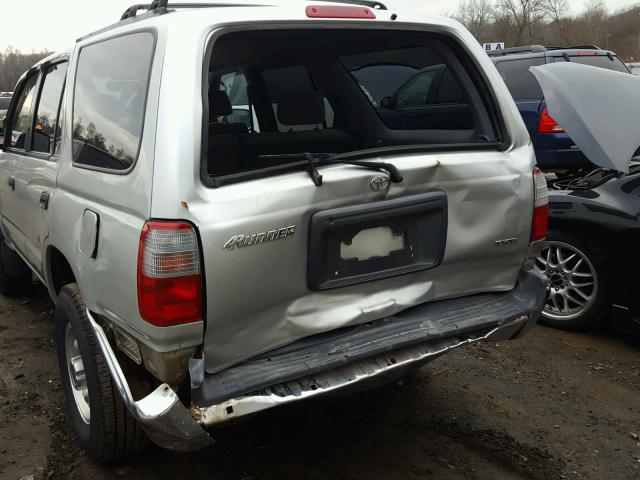 JT3GM84R8Y0069027 - 2000 TOYOTA 4RUNNER SILVER photo 9