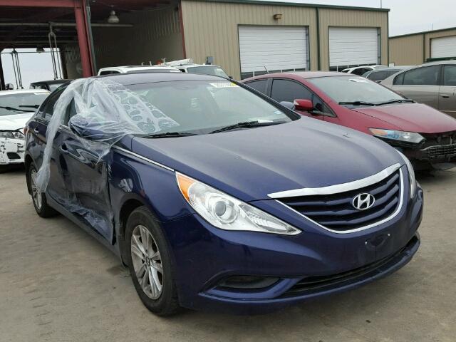 5NPEB4AC2DH679665 - 2013 HYUNDAI SONATA GLS BLUE photo 1