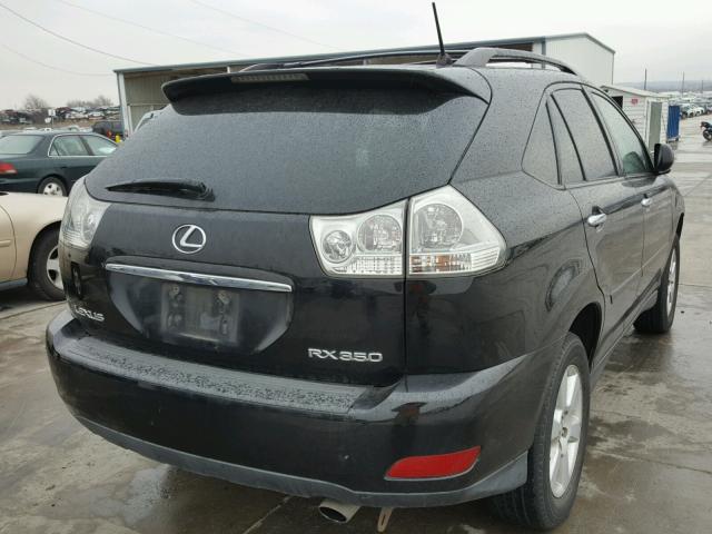 2T2HK31U89C108395 - 2009 LEXUS RX 350 BLACK photo 4