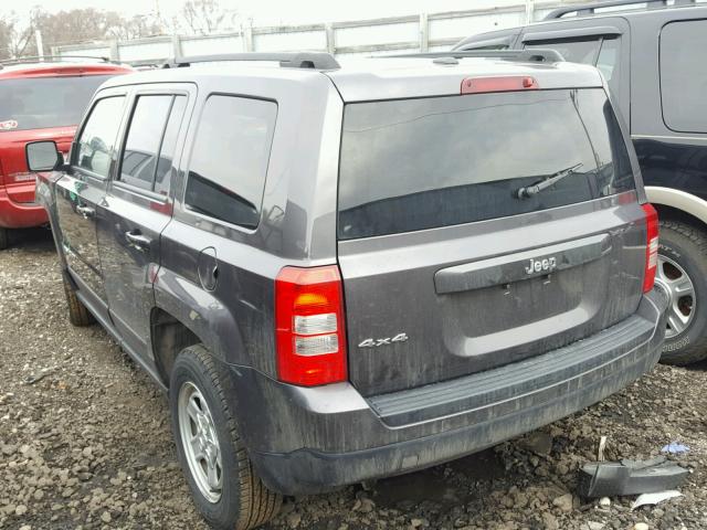 1C4NJRBB2GD668939 - 2016 JEEP PATRIOT SP GRAY photo 3