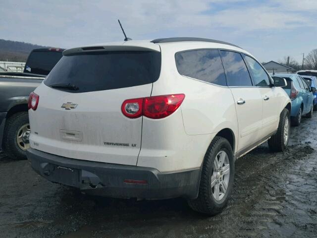 1GNKVGED8CJ197441 - 2012 CHEVROLET TRAVERSE L WHITE photo 4