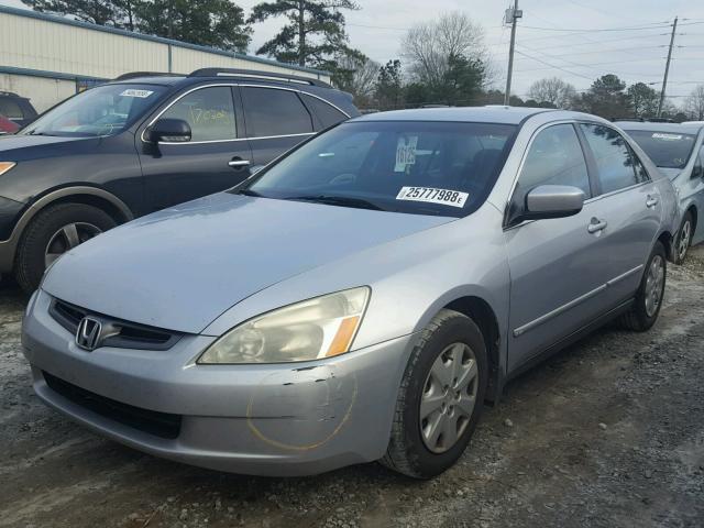 1HGCM56333A127003 - 2003 HONDA ACCORD LX SILVER photo 2