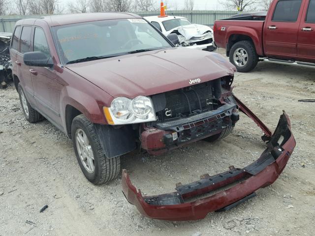 1J8GR48K77C648258 - 2007 JEEP GRAND CHER MAROON photo 1