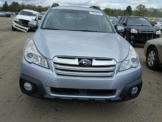 4S4BRCLC9E3266074 - 2014 SUBARU OUTBACK 2. BLUE photo 9