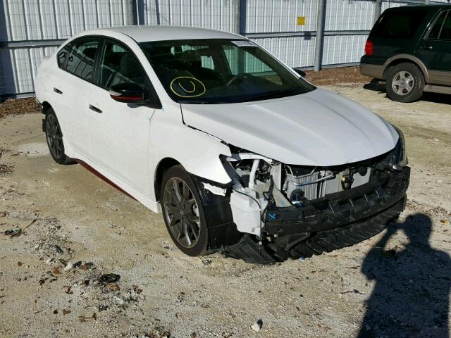 3N1CB7AP4HY296639 - 2017 NISSAN SENTRA SR WHITE photo 1