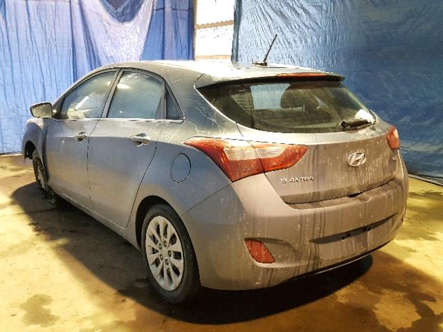 KMHD35LH8HU353660 - 2017 HYUNDAI ELANTRA GT GRAY photo 3